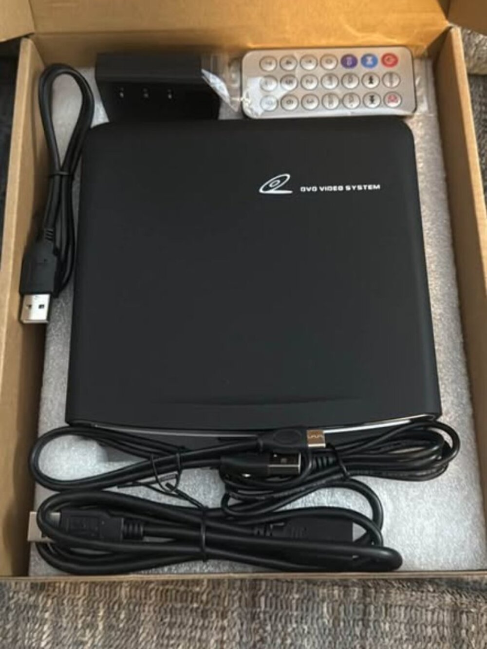 NIB Dual Car & Home CD DVD Player External Portable USB Type-C AUX Adapter Drive
